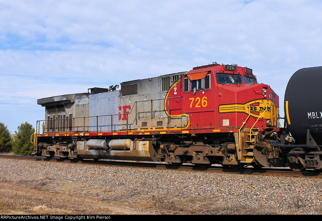 BNSF 726 - Painted Panels